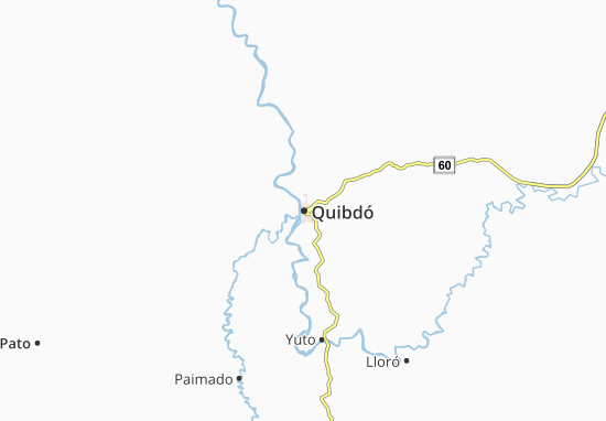 Kaart Plattegrond Quibdó