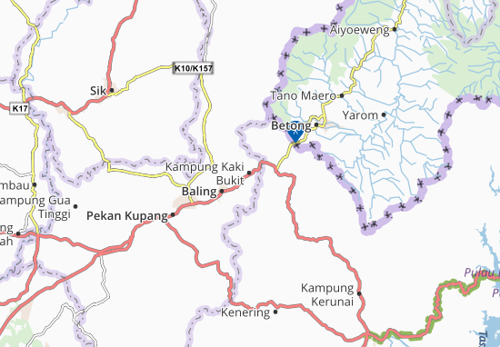Karte Stadtplan Kampung Kaki Bukit