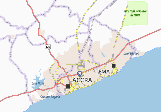 Adentan Map