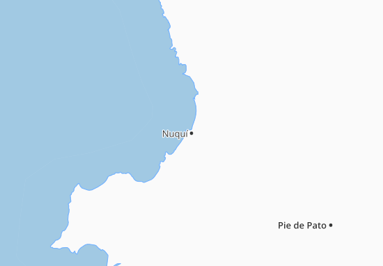 Karte Stadtplan Nuquí