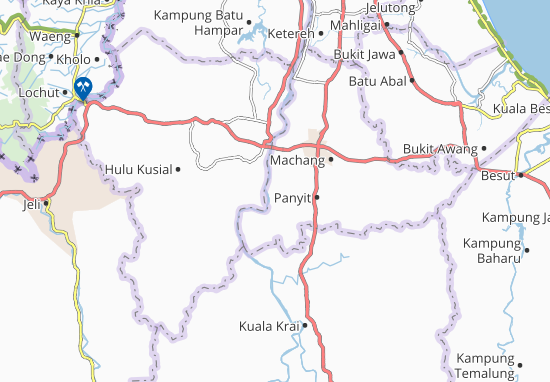 Kaart Plattegrond Kampung Temangan Baru