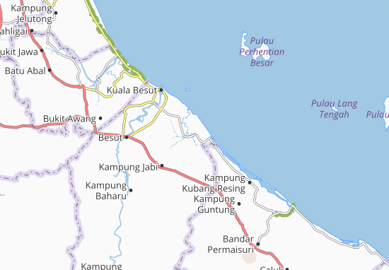 Kaart Plattegrond Kampung Tembila