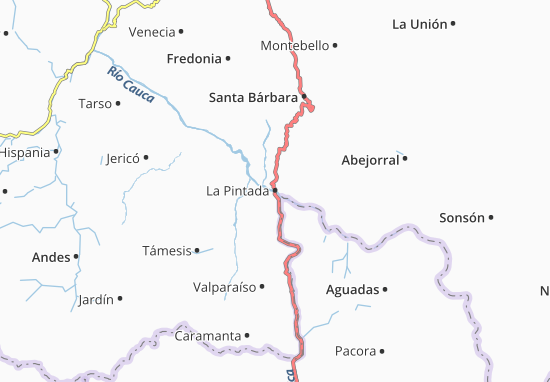 Karte Stadtplan La Pintada