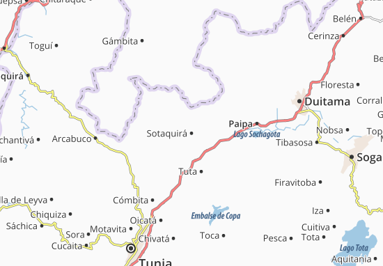 Sotaquirá Map