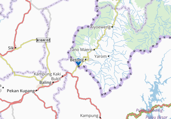 Kaart Plattegrond Betong