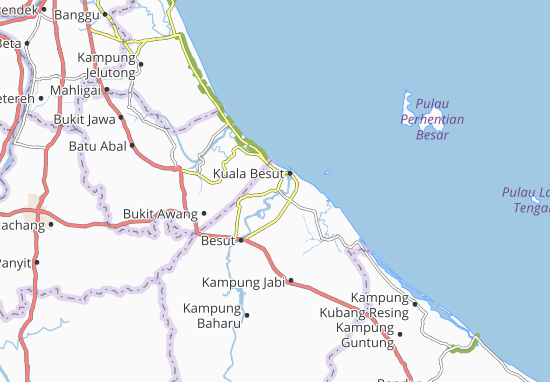 Karte Stadtplan Kampung Nangka