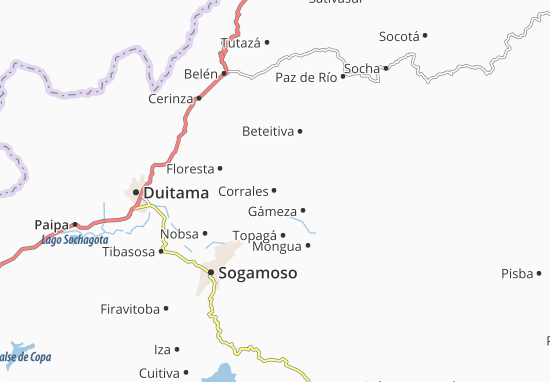 Corrales Map