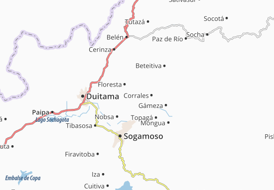 Busbanza Map