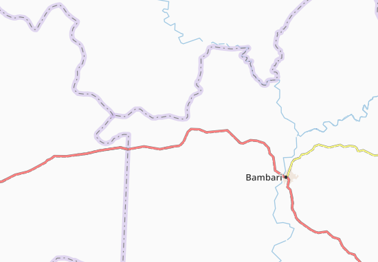 Karte Stadtplan Bingui Banda