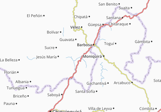 Karte Stadtplan Puente Nacional