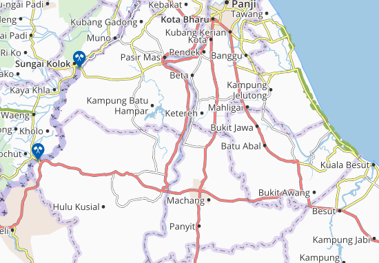 Kaart Plattegrond Kampung Kerawang