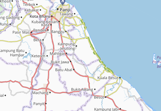 Carte-Plan Kampung Air Terjun Pinang