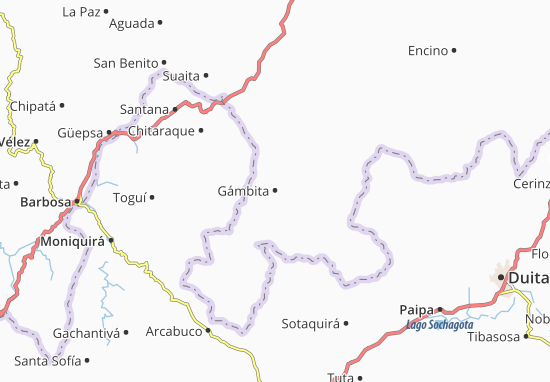 Karte Stadtplan Gámbita