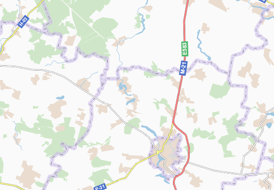 Mapa Shvaikivka