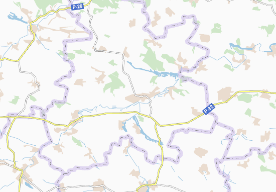 Karte Stadtplan Bilohir&#x27;ya