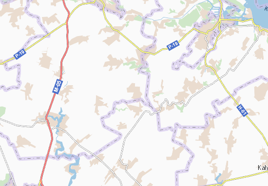 Karte Stadtplan Yats&#x27;ky