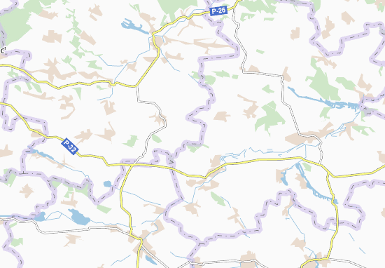 Karte Stadtplan Shkrobotivka