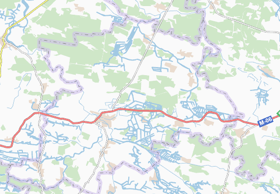 Karte Stadtplan Zabolotne