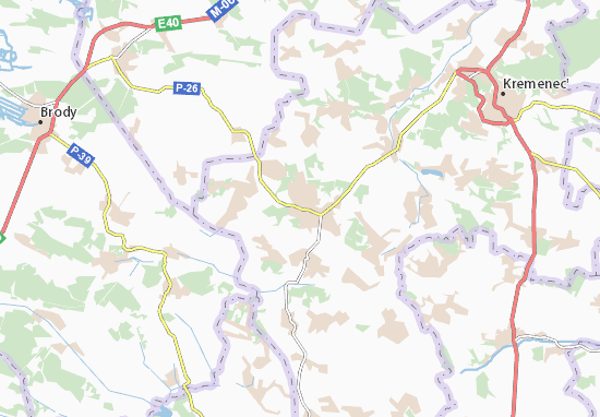 Karte Stadtplan Staryi Pochaiv