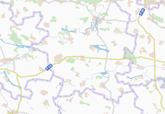 Karte Stadtplan Telizhyntsi