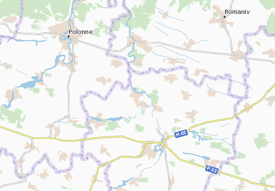 Karte Stadtplan Stara Chortoryya