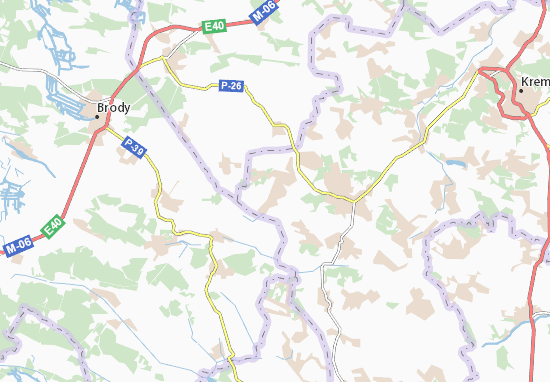 Kaart Plattegrond Lidykhiv
