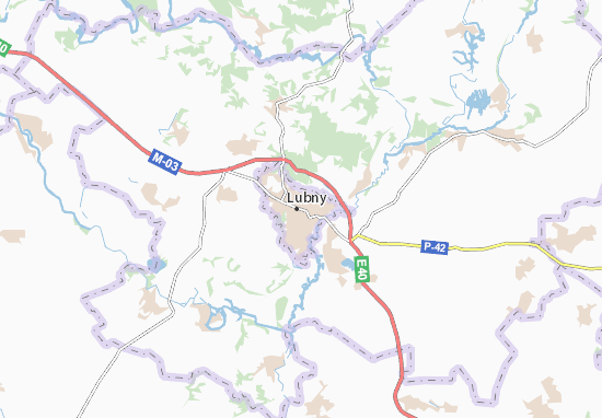 Lubny Map