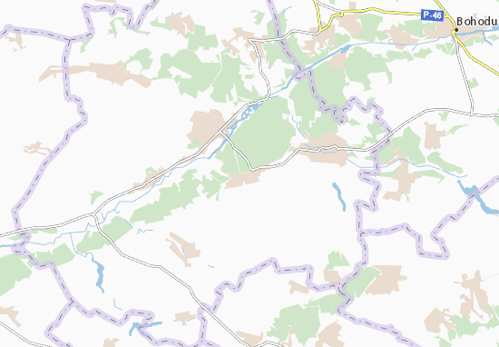 Karte Stadtplan Kachalivka