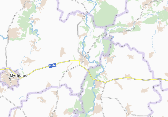 Velyki Sorochyntsi Map