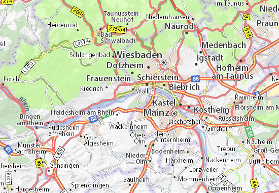 Budenheim Map