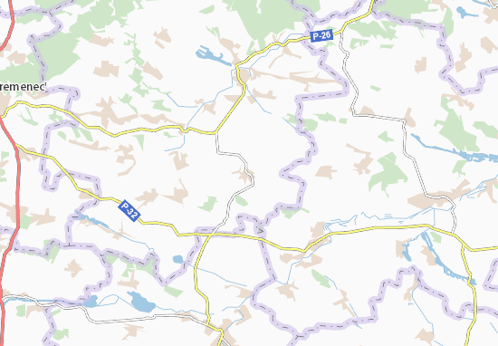 Mapa Velyki Dederkaly