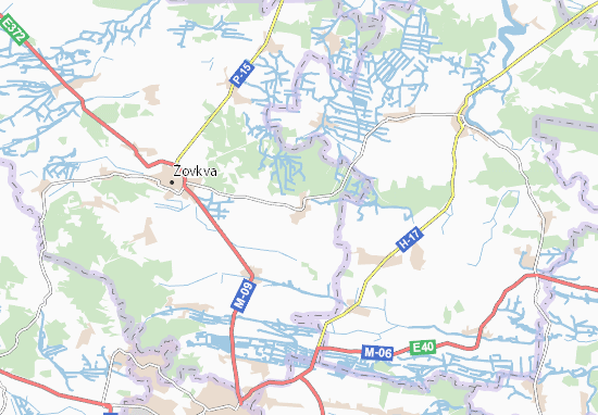 Karte Stadtplan Zibolky