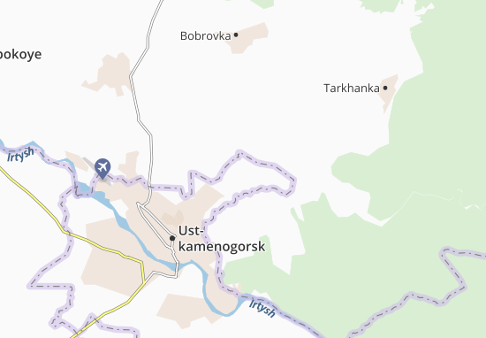 Mapa Verkhne-ul&#x27;binskoye