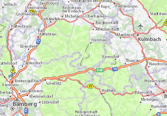 Karte Stadtplan Arnstein