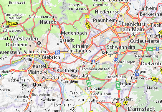 Mapa Weilbach