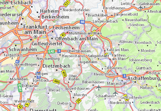 Karte Stadtplan Weiskirchen