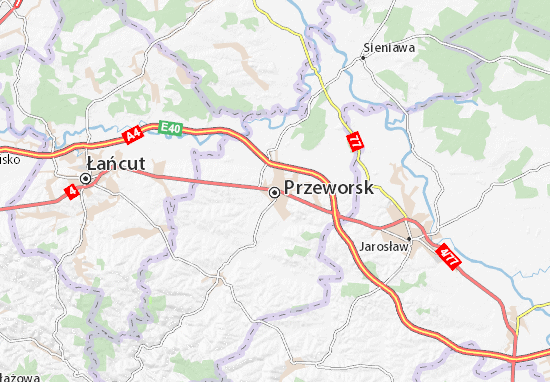 Karte Stadtplan Przeworsk