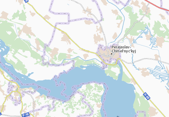 Karte Stadtplan Stovp&#x27;yahy