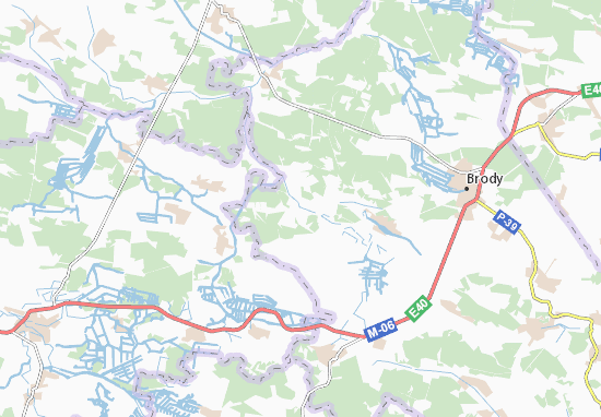 Karte Stadtplan Razhniv