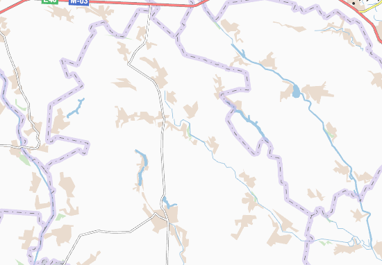 Mapa Bondarivka