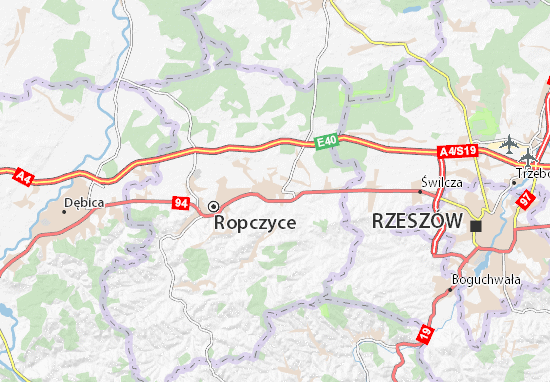 Mapa Sędziszów Małopolski