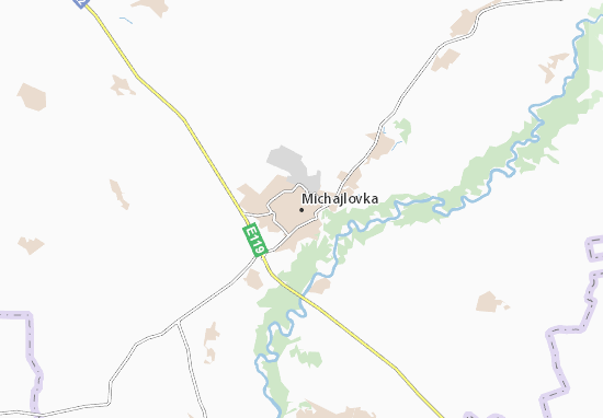 Kaart Plattegrond Michajlovka