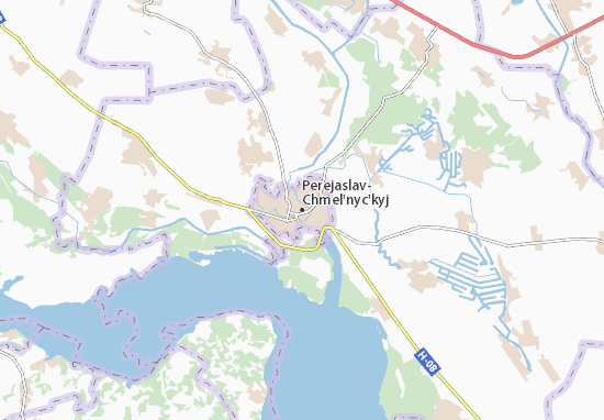 Perejaslav-Chmel&#x27;nyc&#x27;kyj Map