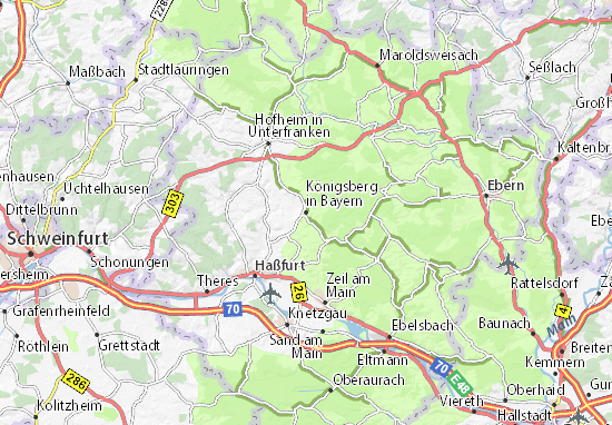 Mappe-Piantine Königsberg in Bayern