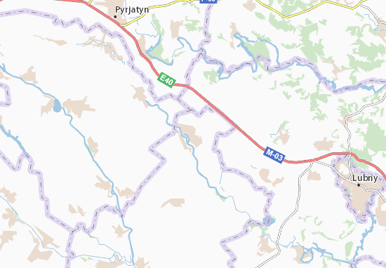 Karte Stadtplan Lazirky