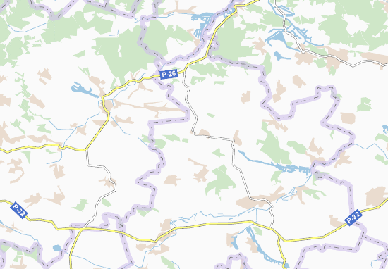 Khoroshiv Map