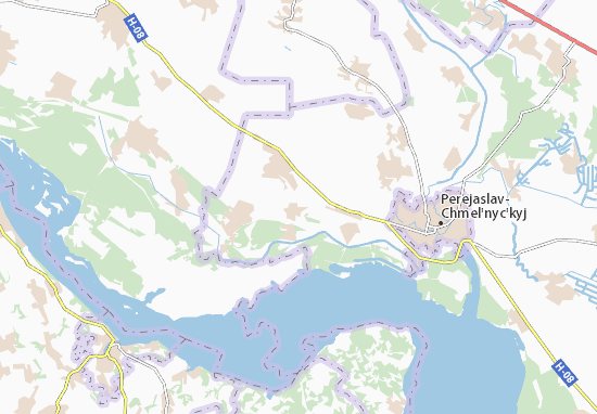 Mapa Divychky