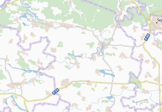 Karte Stadtplan Myslyatyn