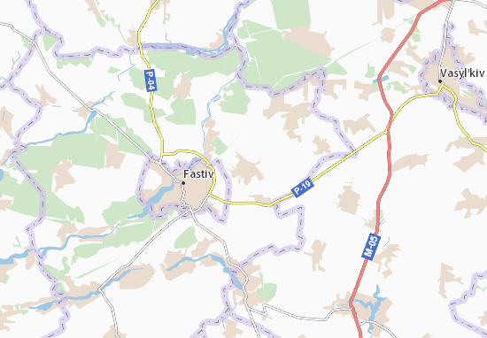 Karte Stadtplan Velyka Snitynka