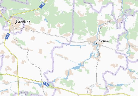 Karte Stadtplan Rohovychi